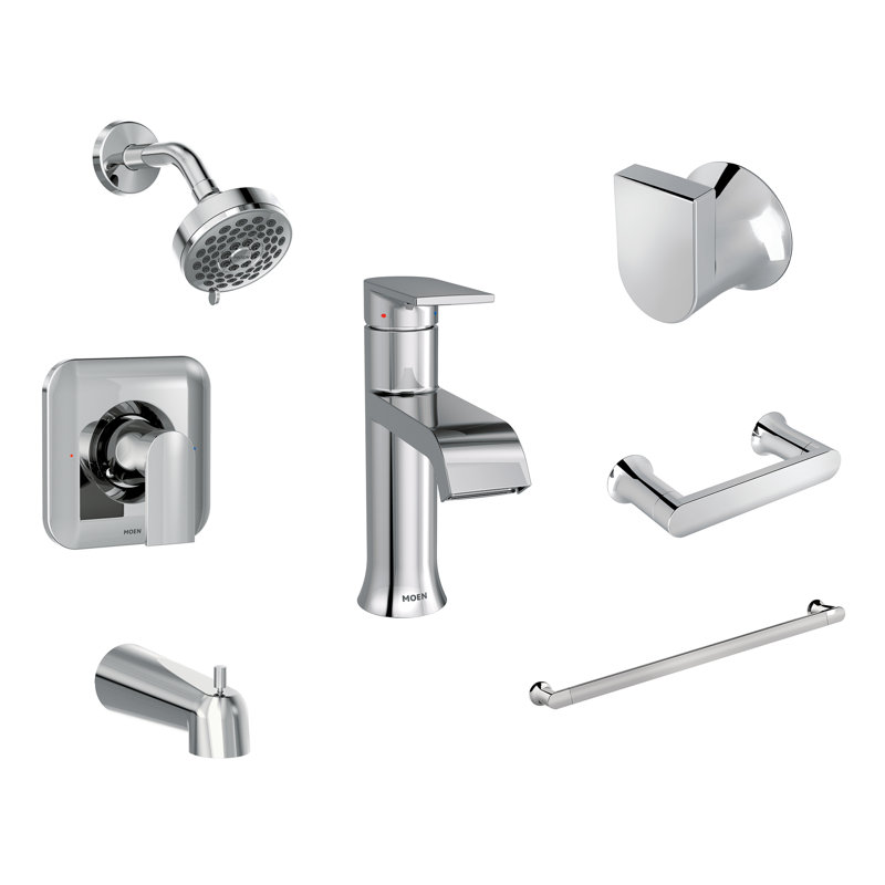 Moen Genta 7 Piece Bathroom Hardware Set Wayfair